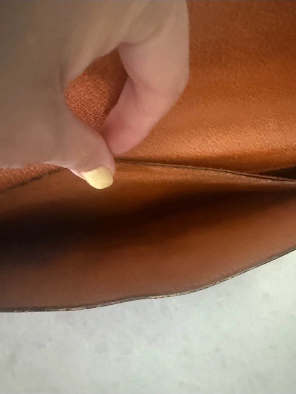 Louis Vuitton Monogram Canvas Men's Briefcase with Tan Leather Tab